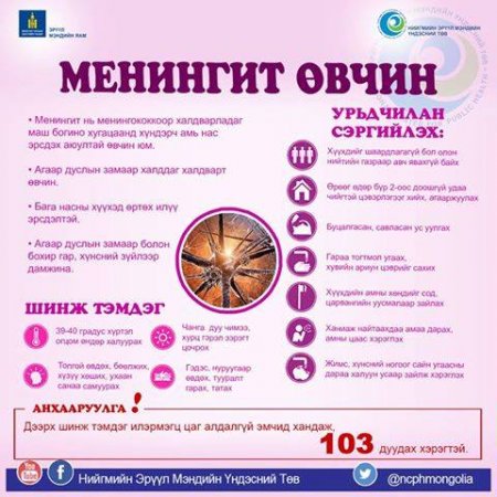 Увс аймагт менингитийн халдвар авсан таван настай хүүхдийн биеийн байдал хүнд байна гэв