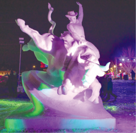 Мөсөн сийлбэрчид “Домог” бүтээлээрээ мөнгөн цом гардлаа